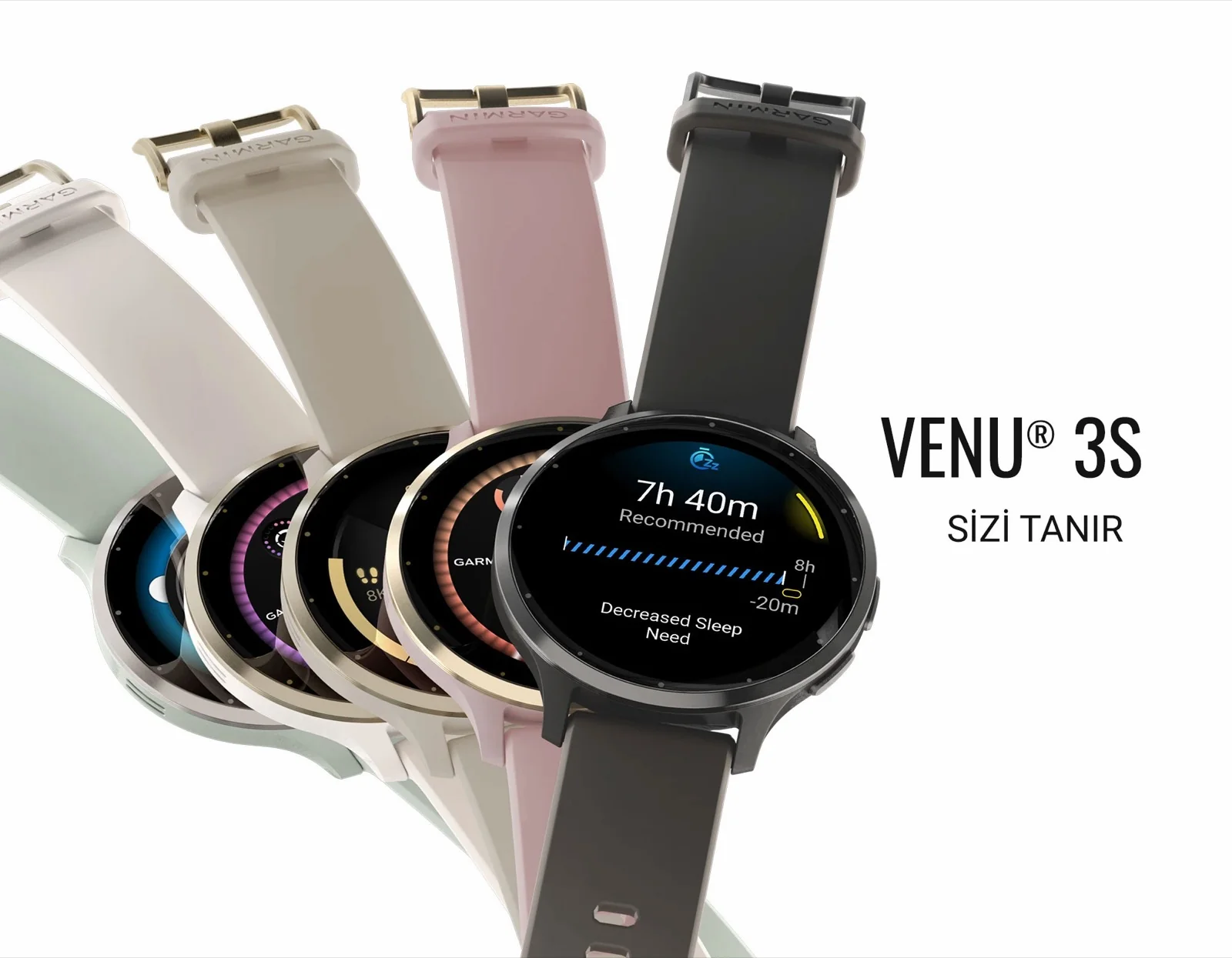 Garmin Venu 3S AMOLED 41 mm GPS Akıllı Saat görseli