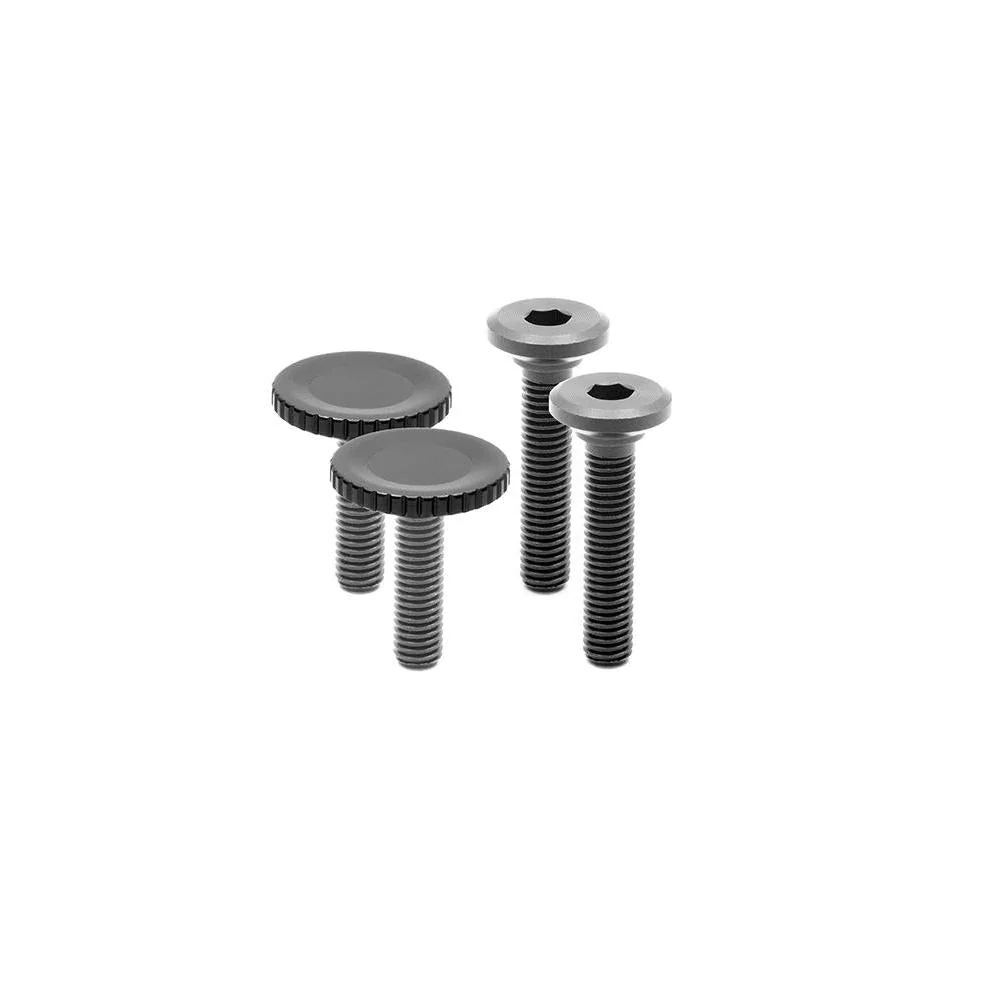 2 sets black of clamping bolts