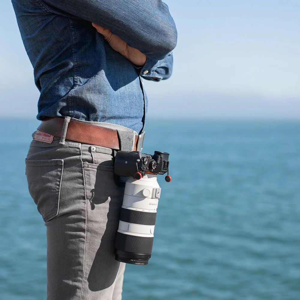 Camera mounted on a capture clip attached to a propad, PP-2