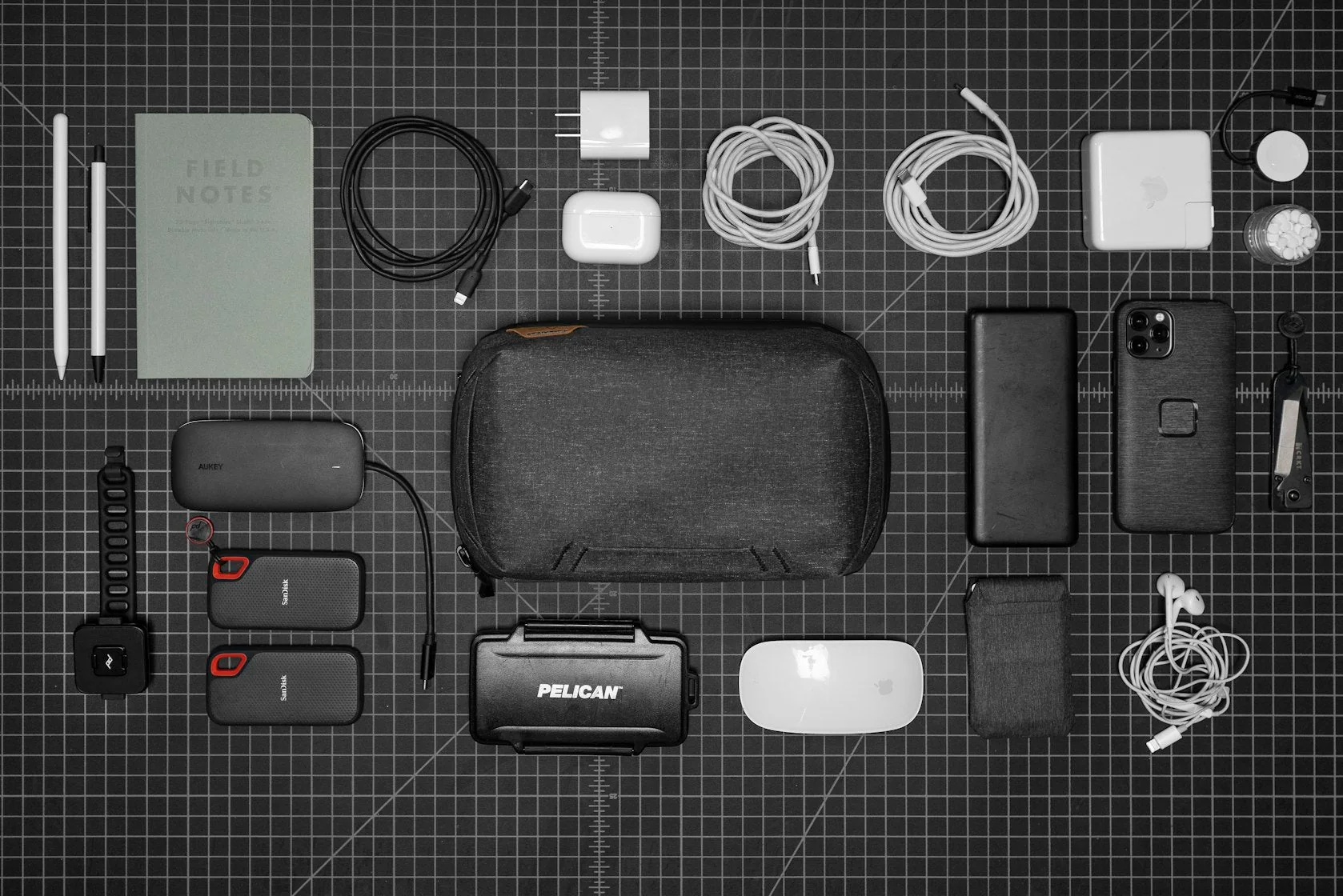 Tech Pouch ve günlük teknoloji aksesuarları