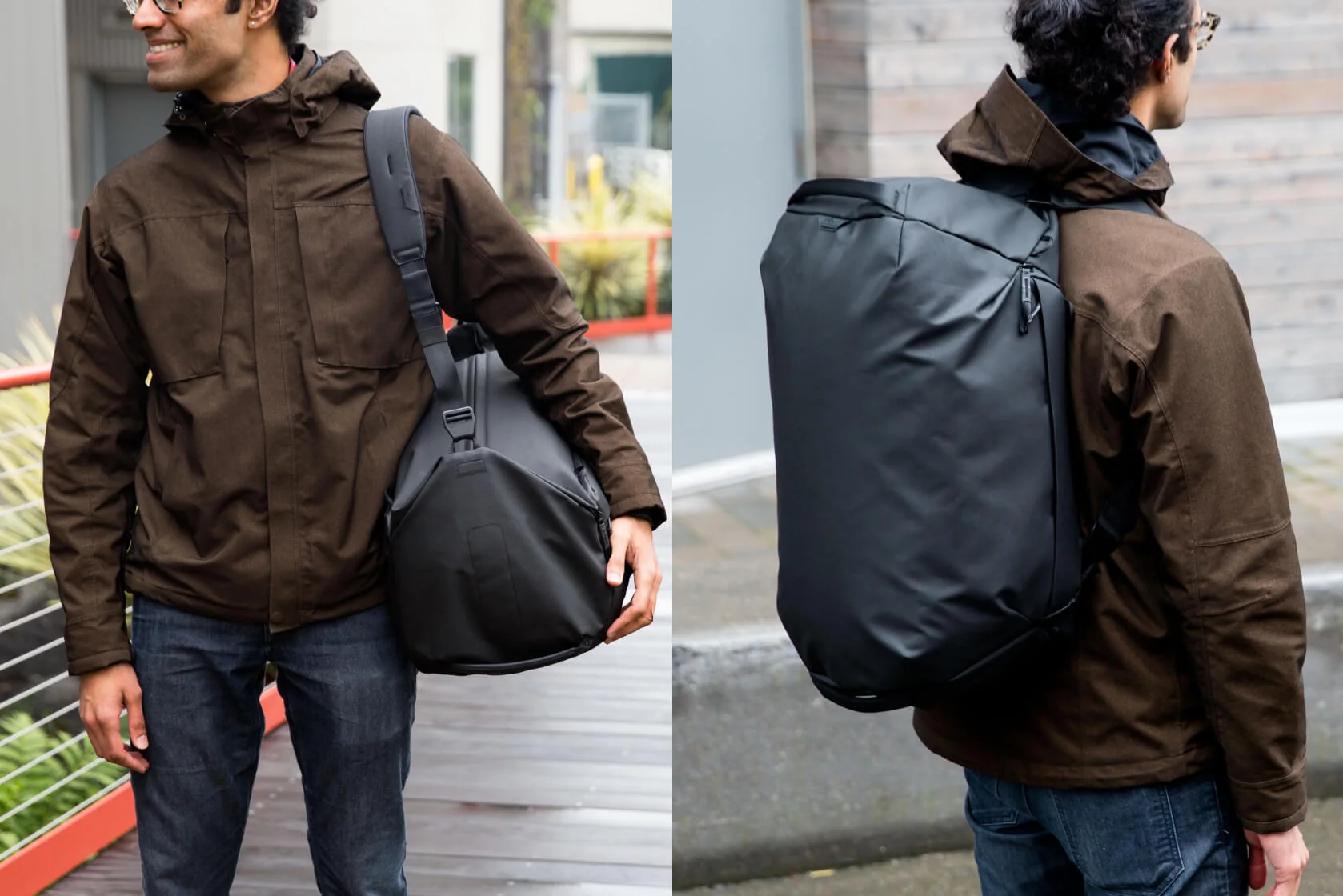 Travel Duffel Bag 35L / PFAS Free - Black