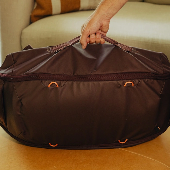 Side grab handle of Travel Duffelpack 65L Eclipse