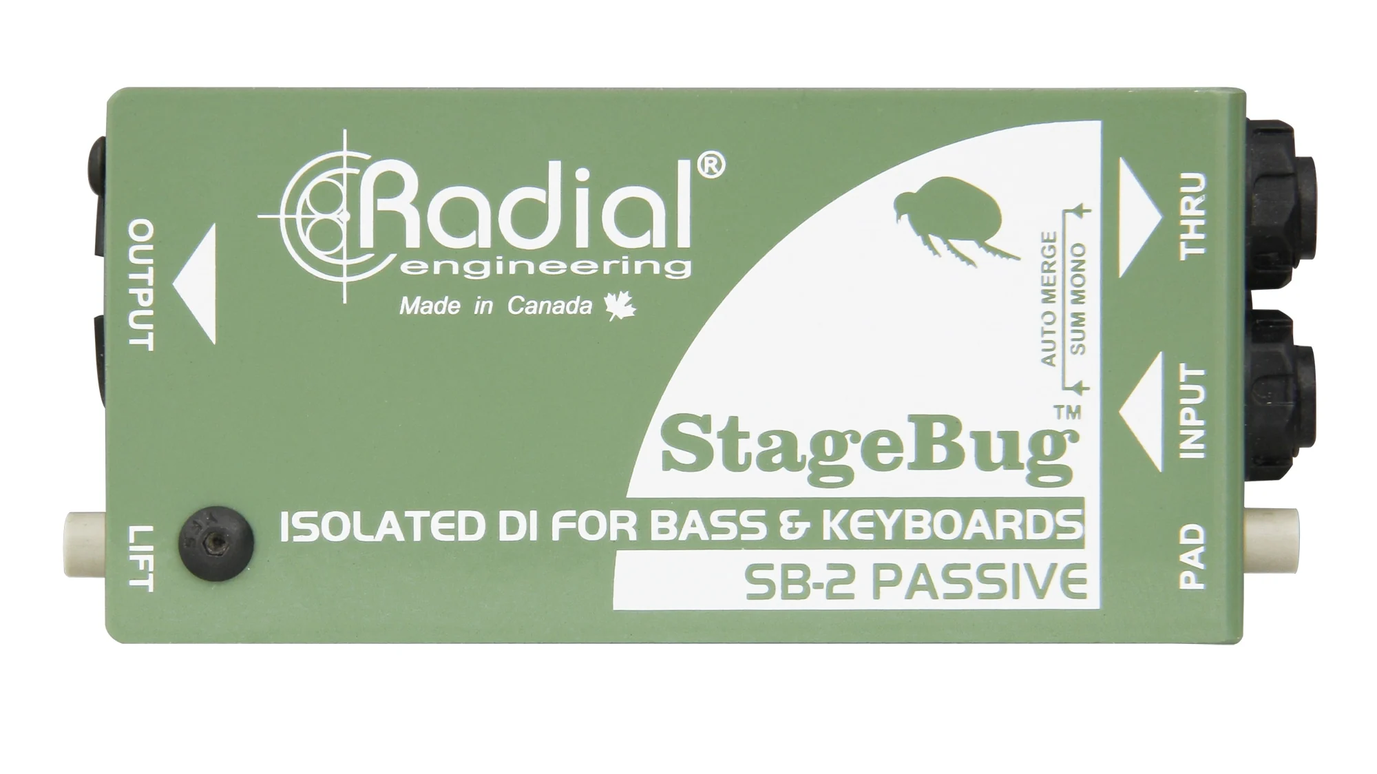Radial SB-2 stereo to mono merge
