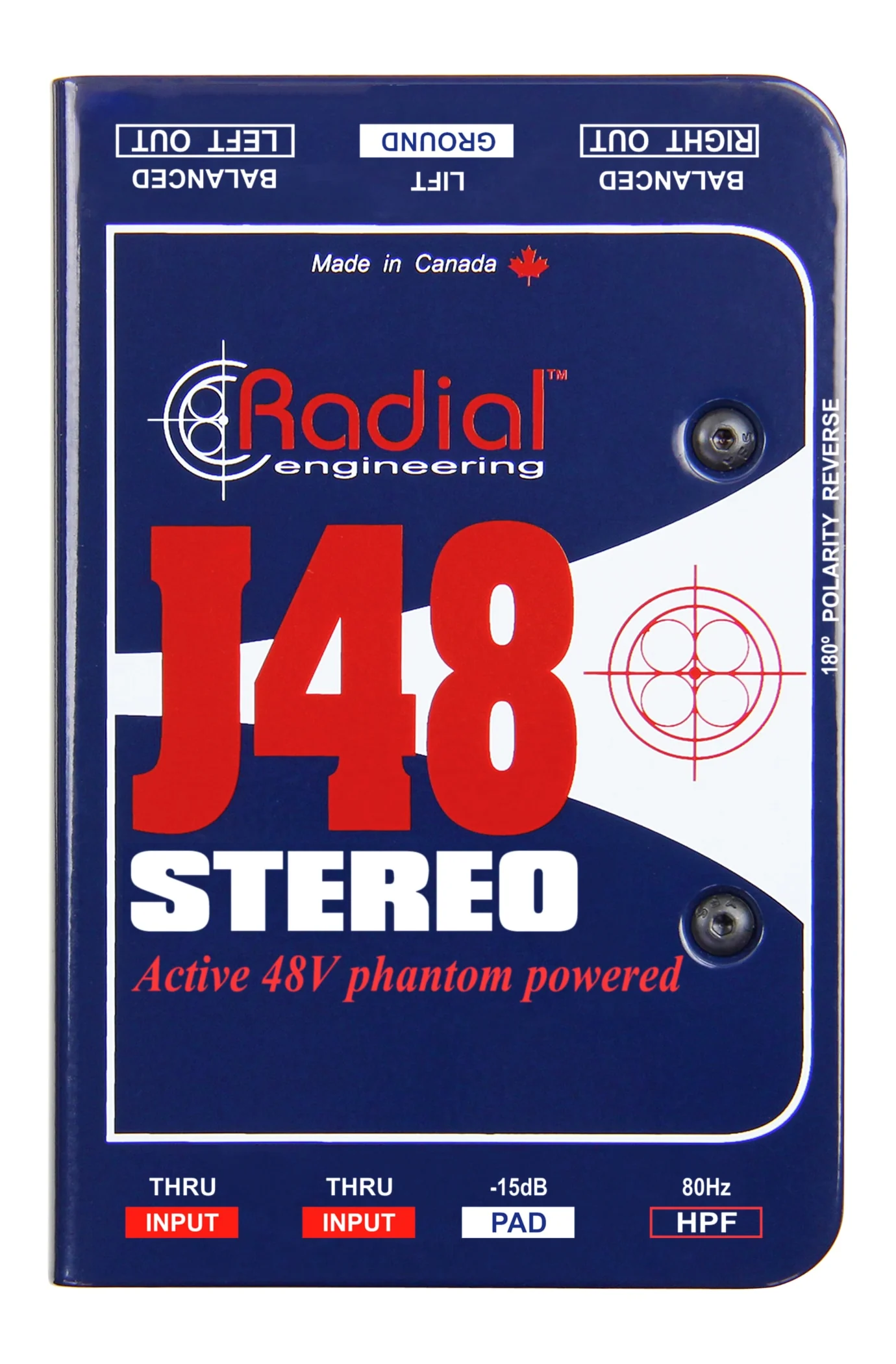 Radial J48 Stereo kontrol anahtarları