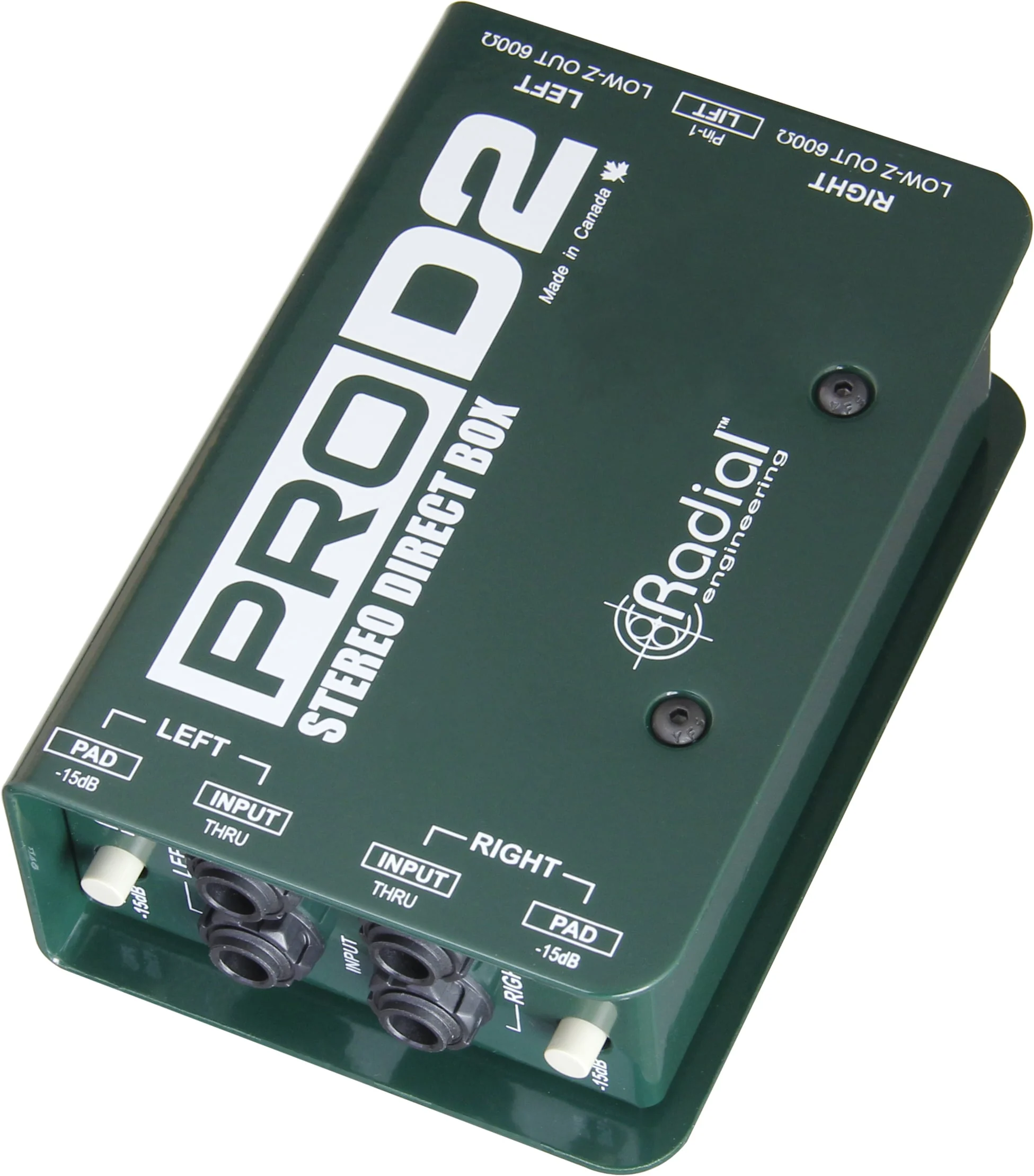 Radial ProD2 stereo klavye bağlantısı